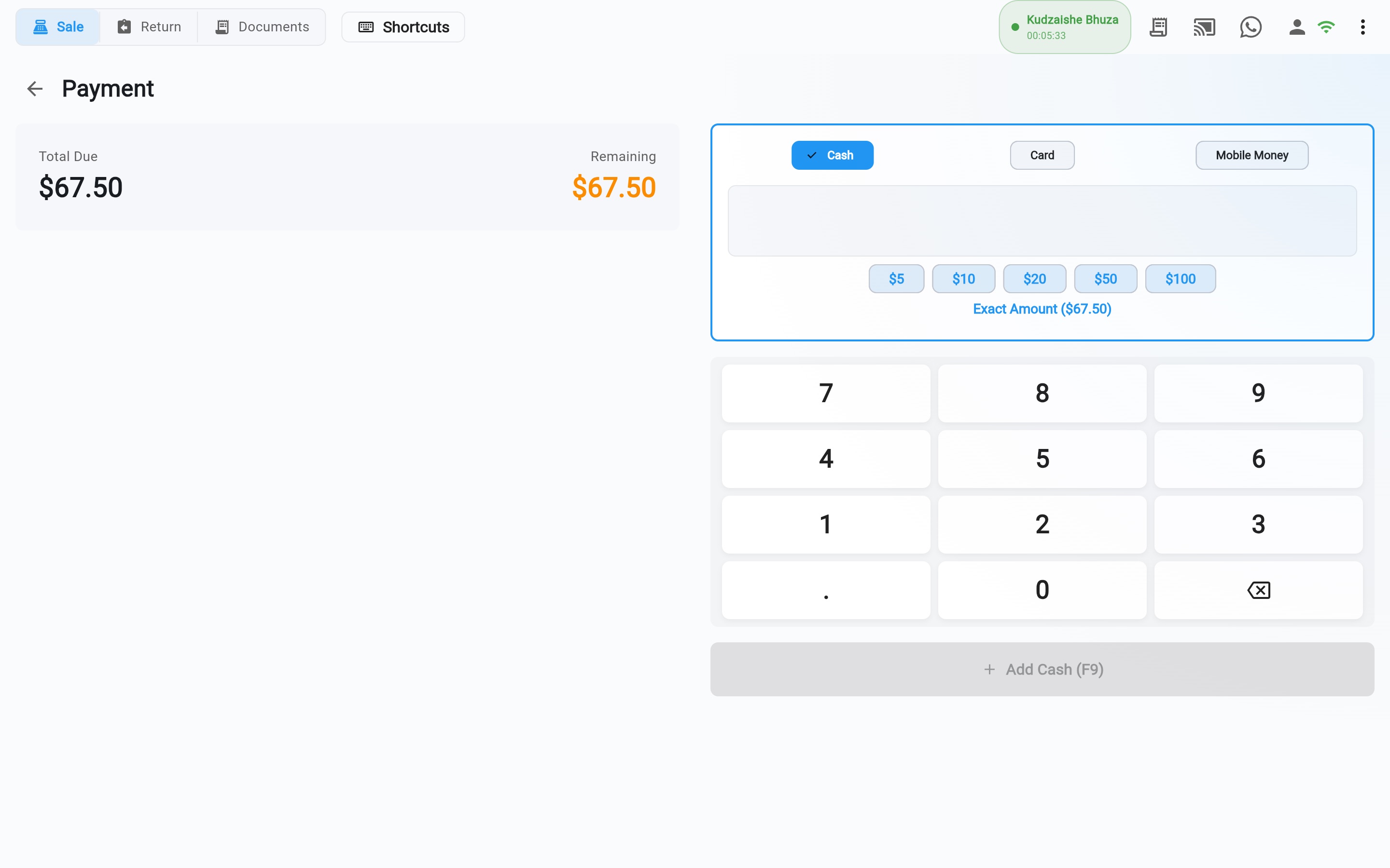 Fast checkout with split payments